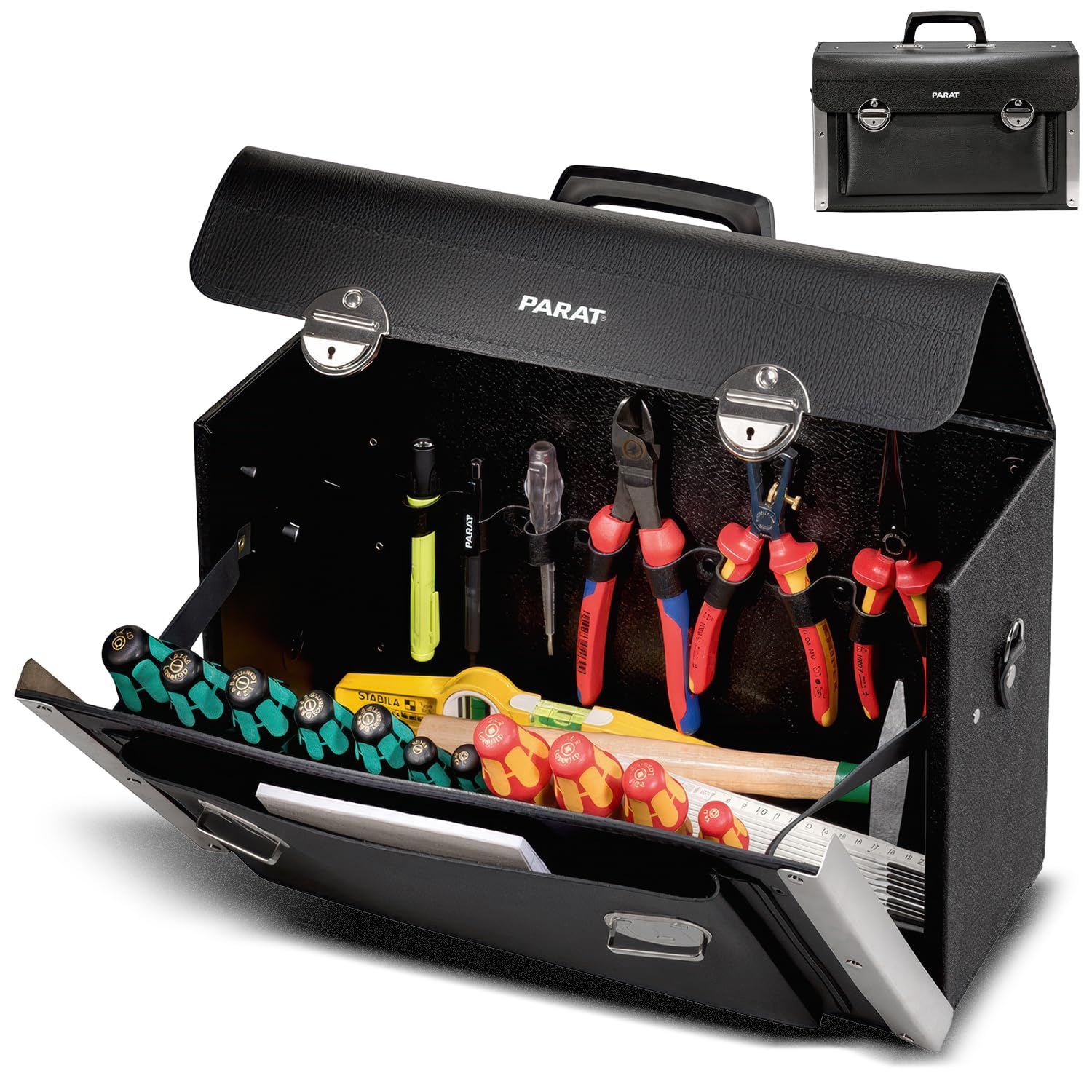 Parat New Classic Allround 5363000031 - Borsa portautensili, misura M, senza contenuto, colore: Nero