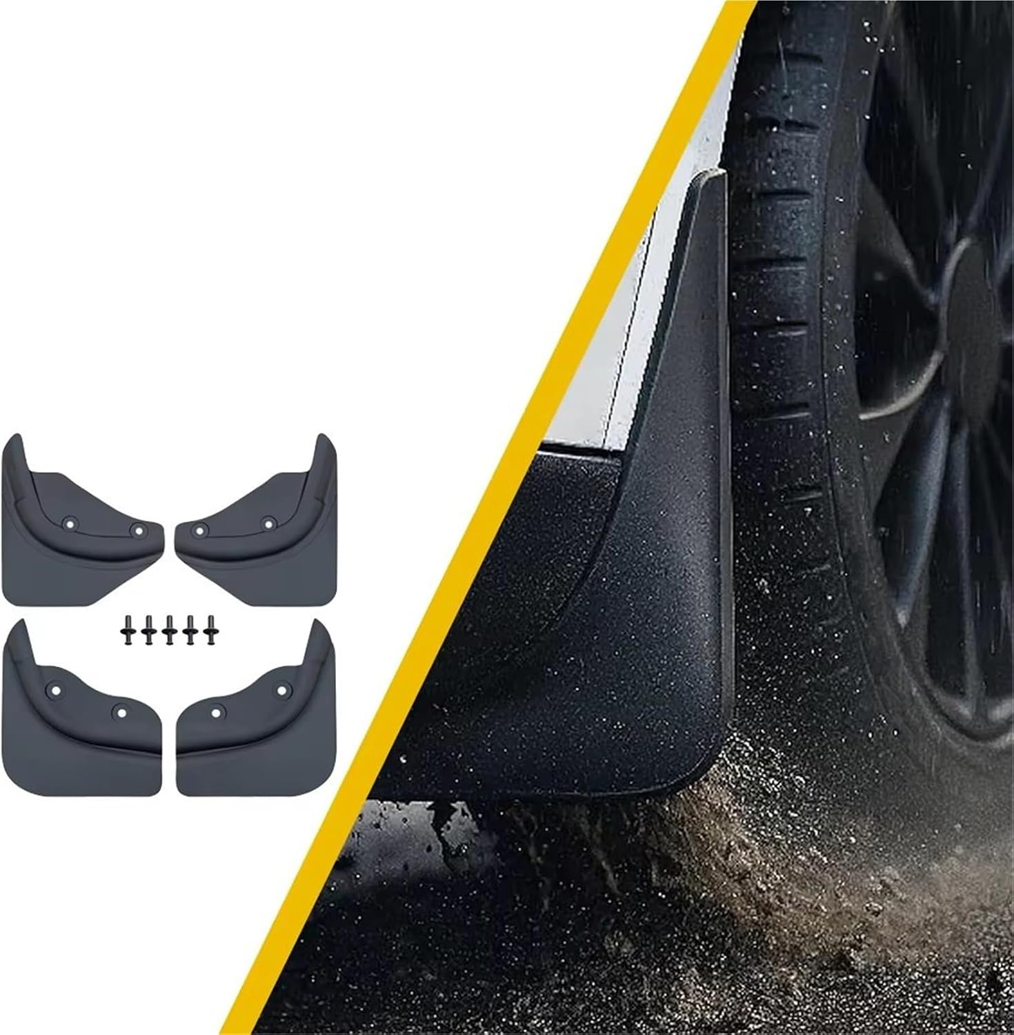 mudflaps Mudguard Anti Snow Sand Splash Front Rear Mudflaps Guard for Tesla for Model Y 2025