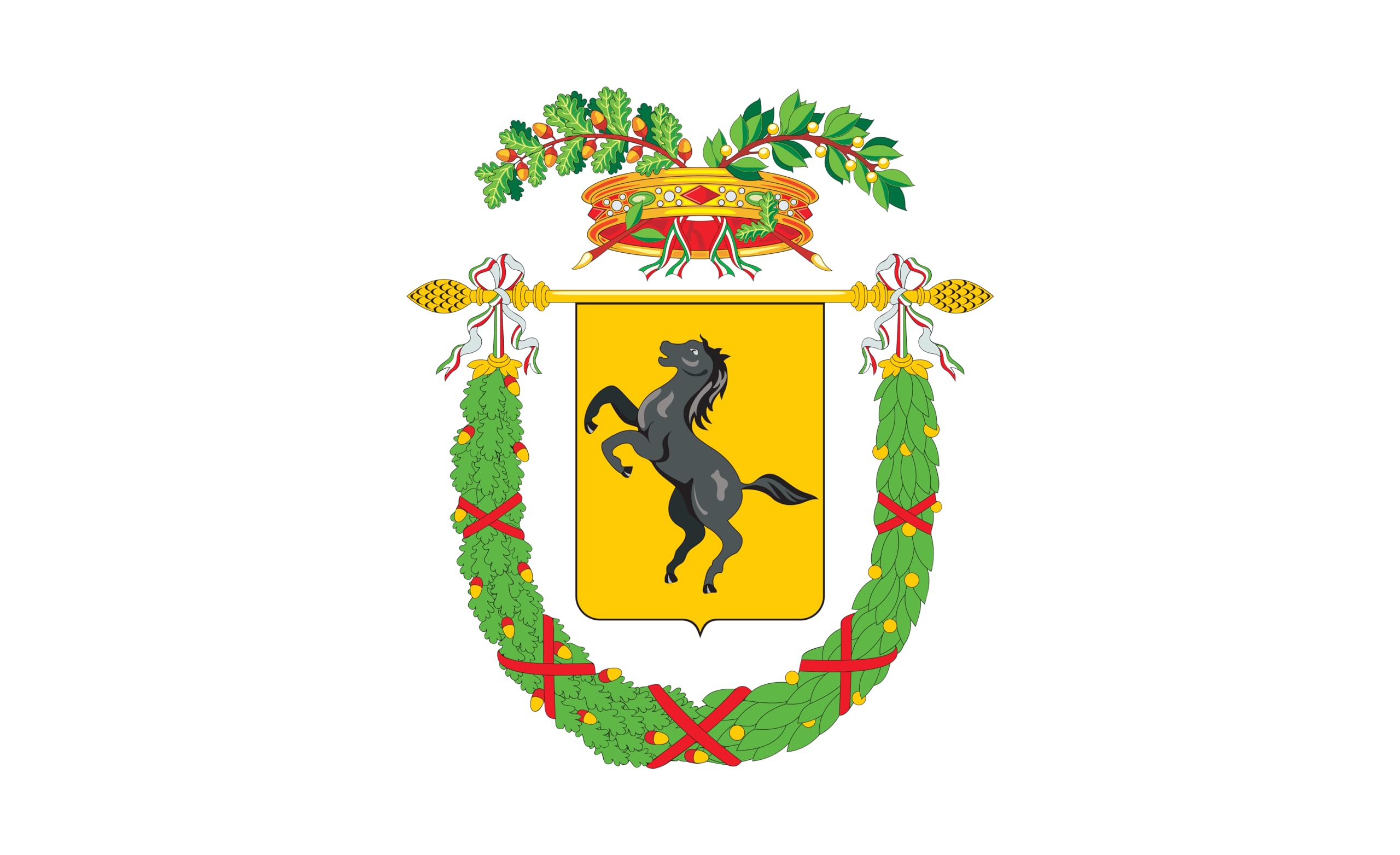 Drapeau de Naples Armoiries de la ville de Naples Italie en tissu ultra 90 x 60 cm