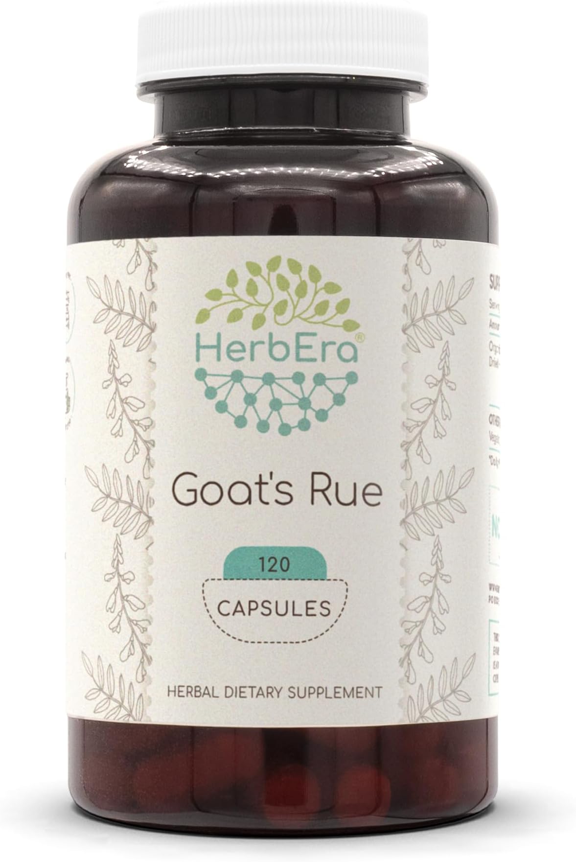 Goat's Rue 120 Capsules, 400 mg, Goat's Rue (Galega officinalis) Dried Herb (120 Capsules)