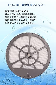 Amazon.co.jp: FZ-G70MF 加湿フィルター 枠付き KI-GS50 KI-GS70