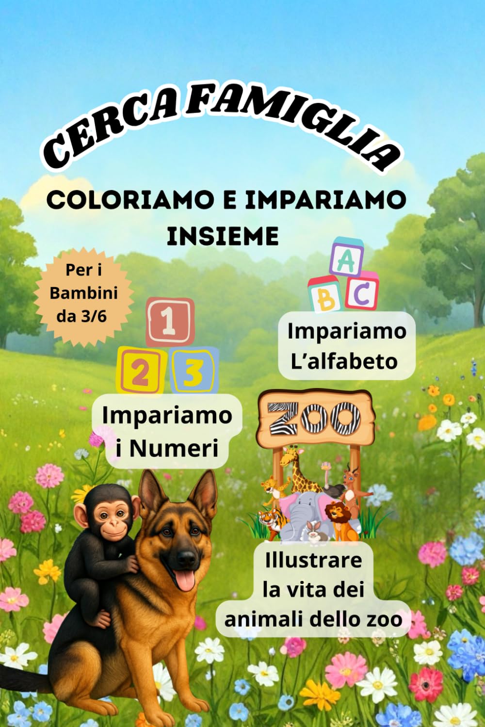 Cerca Famiglia: Coloriamo e Impariamo insieme ( Da bambini a 3/6 anni )