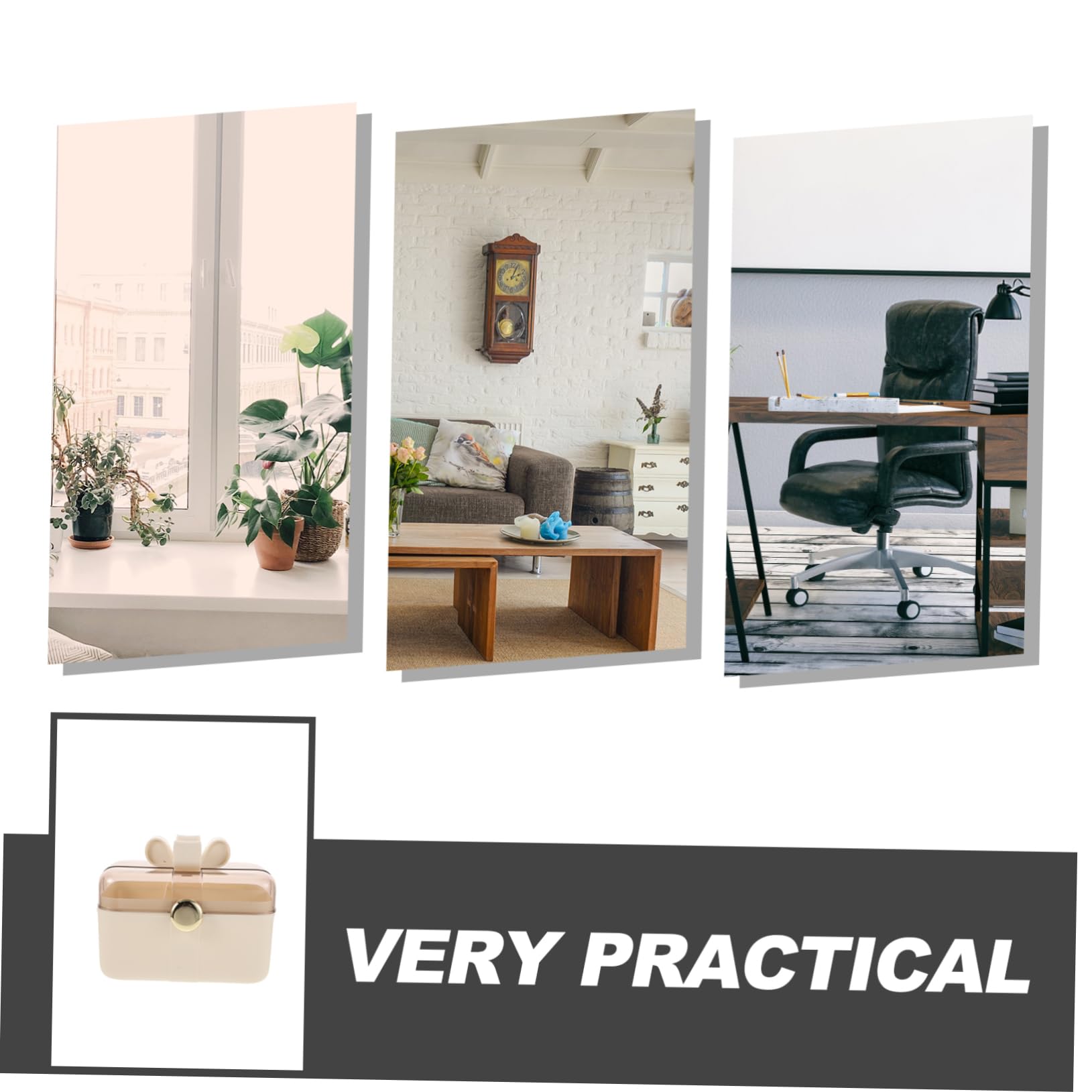 Haarschmuck-organizer Mit Griff Und Deckel Haarschmuck-aufbewahrungsbox Doppellagiges Haarseil Organizer Für Schreibtisch Und Reisen Vielfältige Aufbewahrungsmöglichkeiten