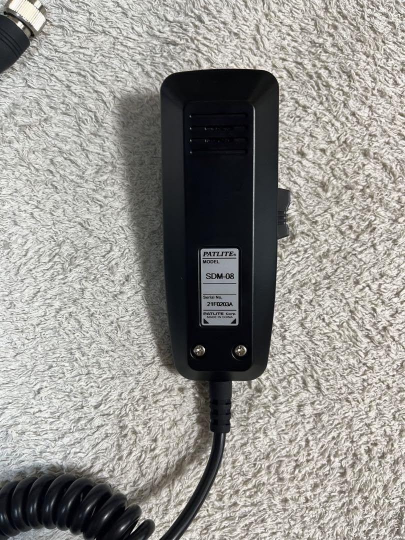 パトライト マイク SDM-08　PATLITE パトライト製マイクロホン SDM-08