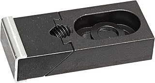 Te-Co 33806 Nuzzler Black Oxide 1018 Steel Standard Grip Edge Clamp, 1/2