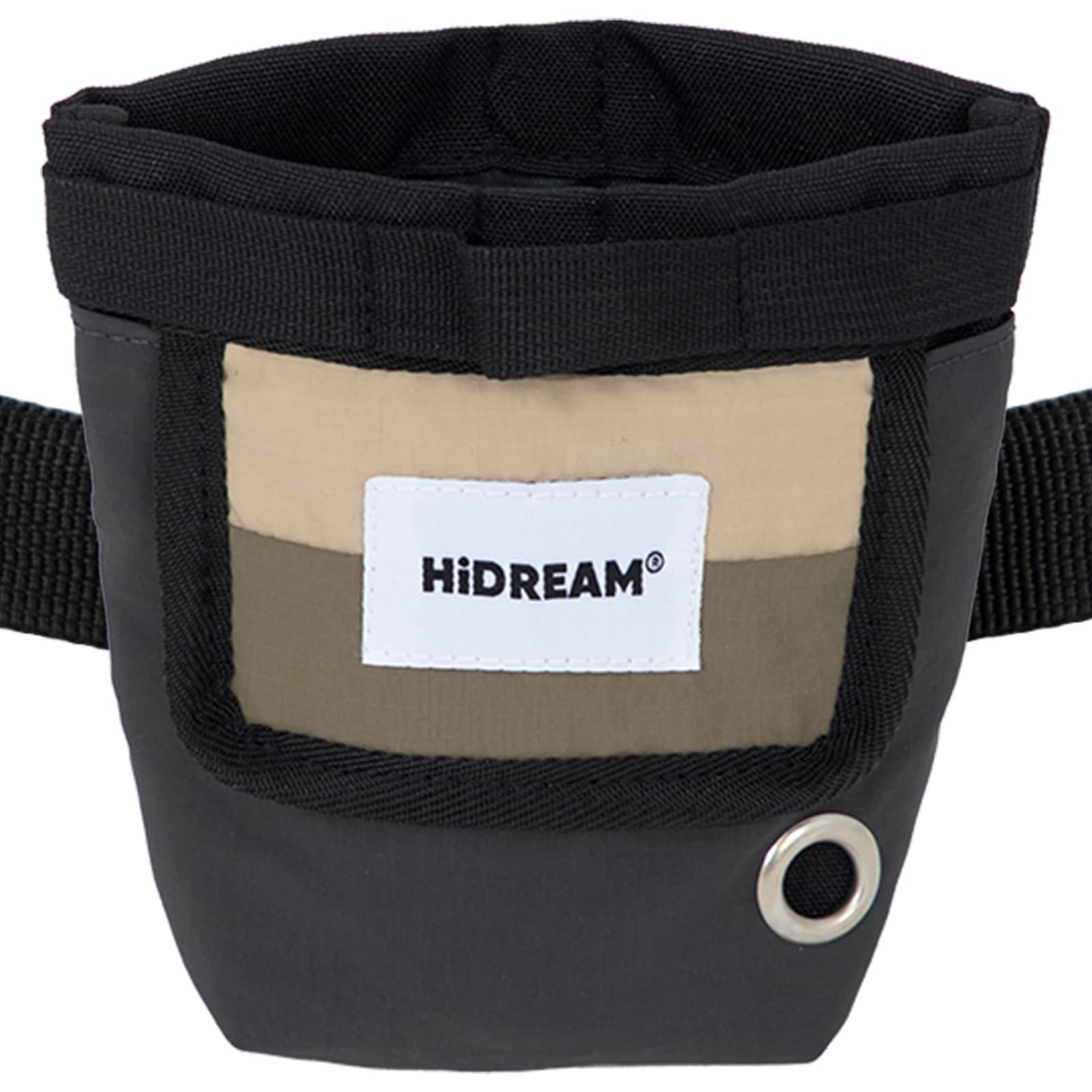 ETIAL Dog Treat Pouch Waist Pack - Magnetic Closure, 3-Way Wearable, Water-Resistant Nylon, Pet Poop Bag Dispenser for Training, Walking, Hiking (Gray)