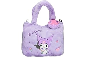 Kawaii Sanrio Plush Kuromi Crossbody Bag