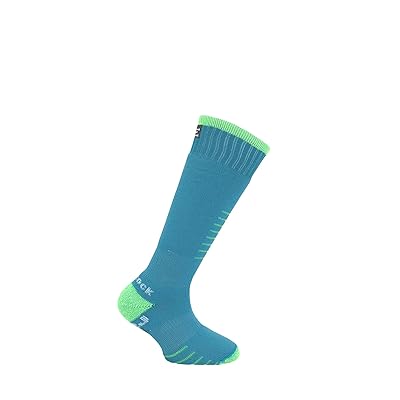 Eurosock Snowbase Ski/Board Jr. 2 Pack (Toddler/Little Kid/Big Kid) Quarter Length Socks Shoes Turquoise