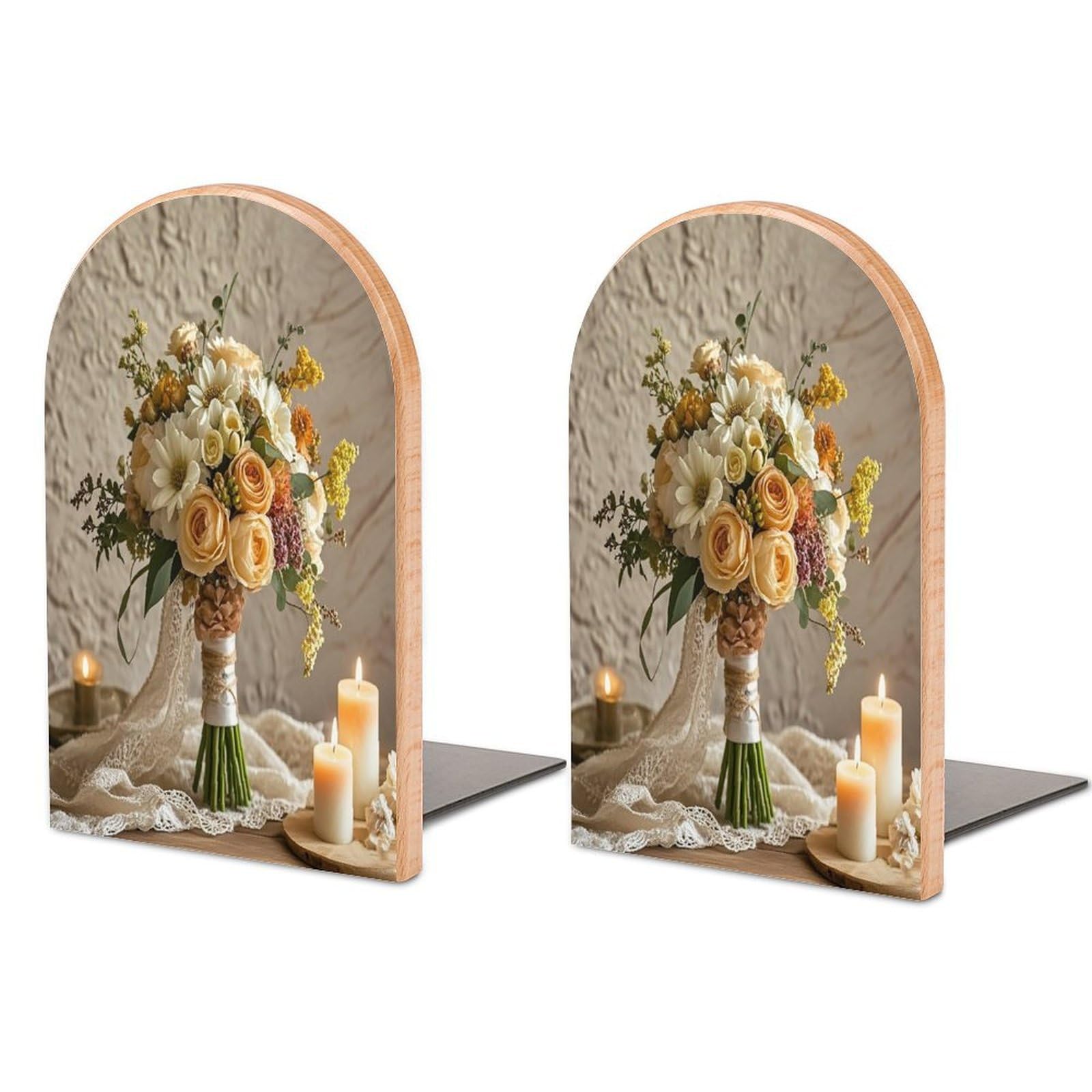 Sujetalibros de flores decorativo ideal para regalar a lectores