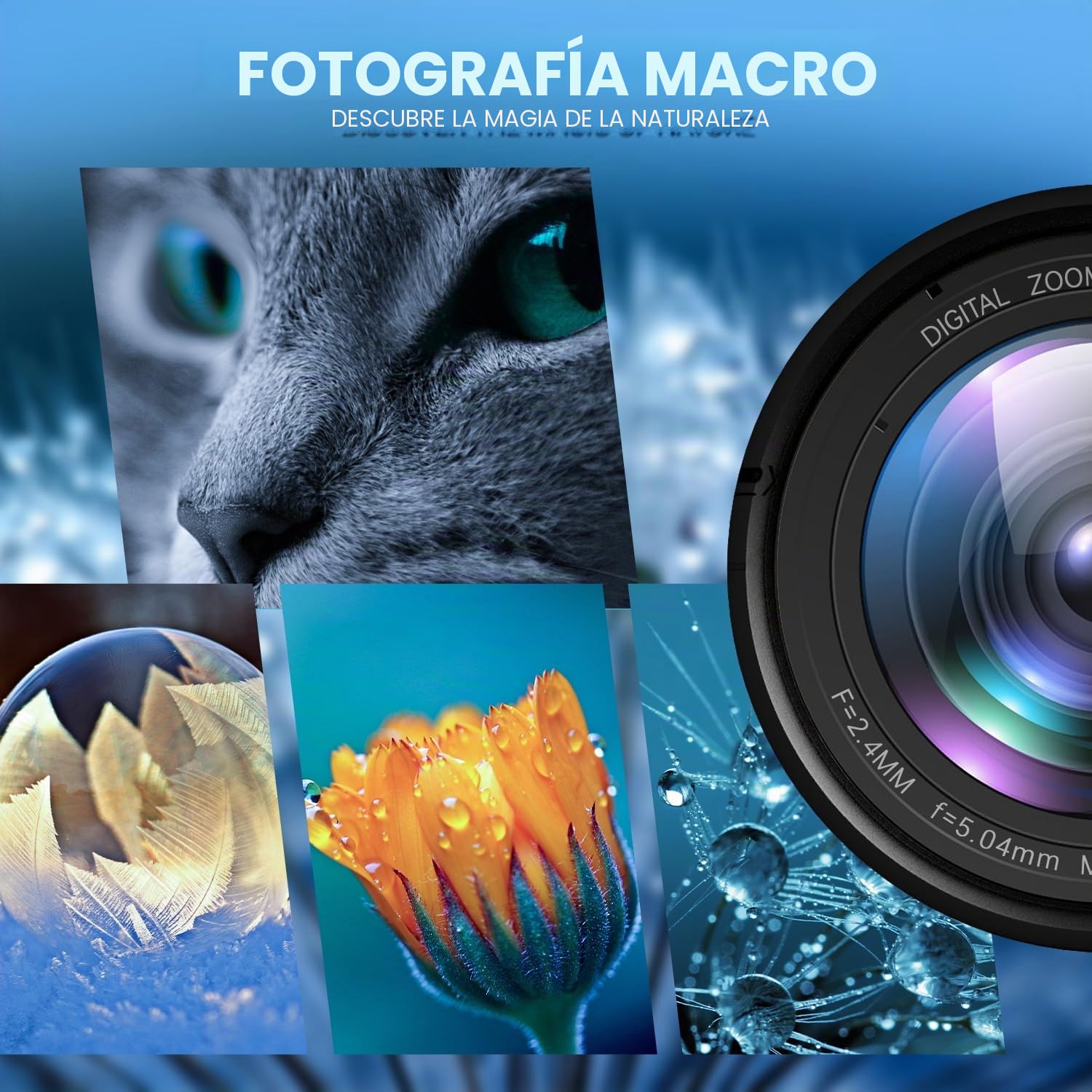 4K Cámara Digital, 56MP Cámara de Fotos con 180 ° Flip 3.5 "de Pantalla, 18X Zoom Digital Cámara compacta con Lente Gran Angular y Lente Macro, 32GB Tarjeta TF, WiFi Funcionalidad, Negro