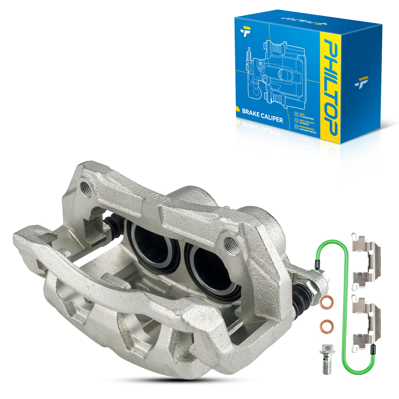 PHILTOP Front Left Brake Caliper for Honda CR-V, Odyssey 45019SHJA01