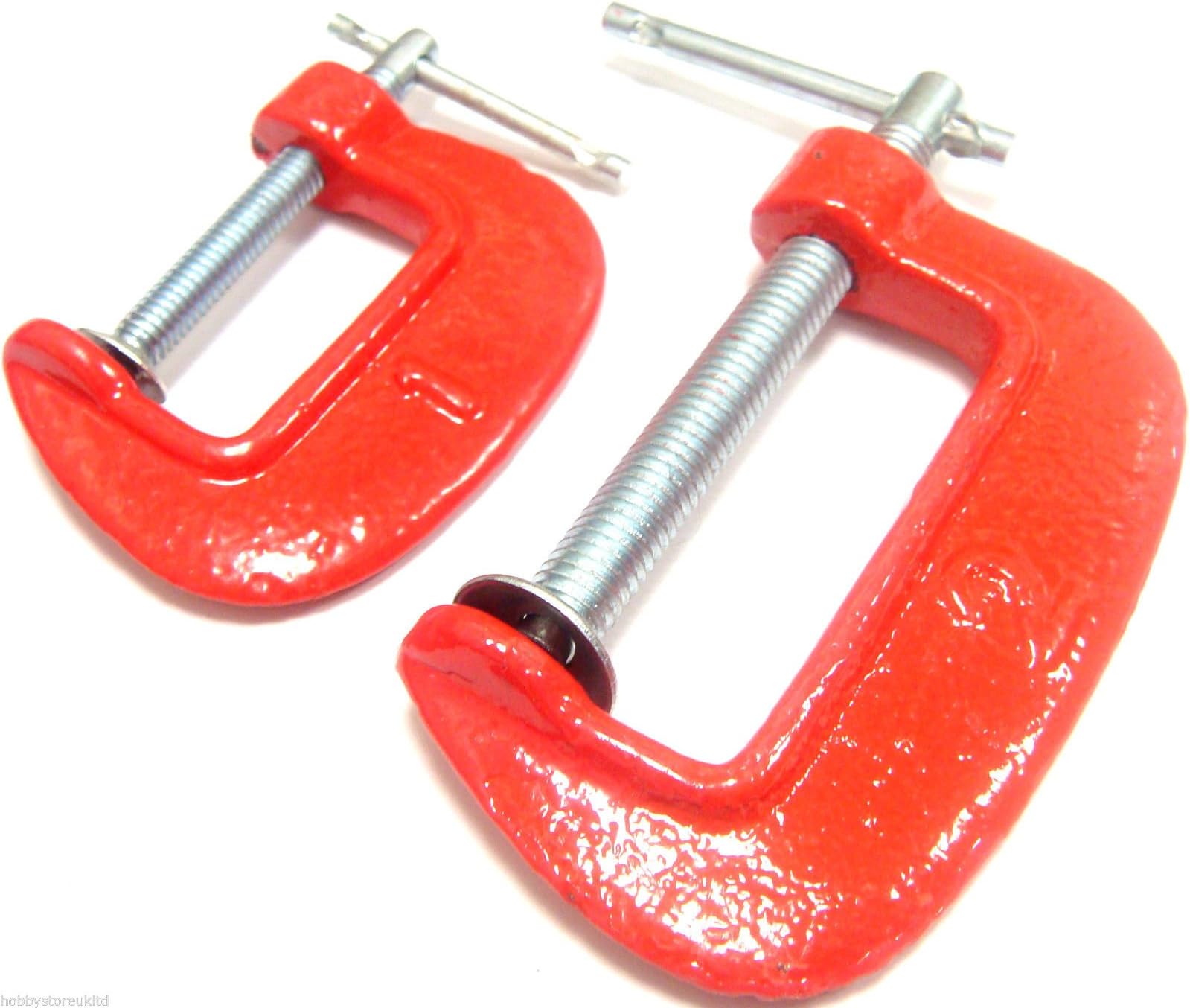 C Clamp G Clamp Set Heavy Duty G Clamp Mini C-Clamps Precision Clamping Vice 1" & 2" New