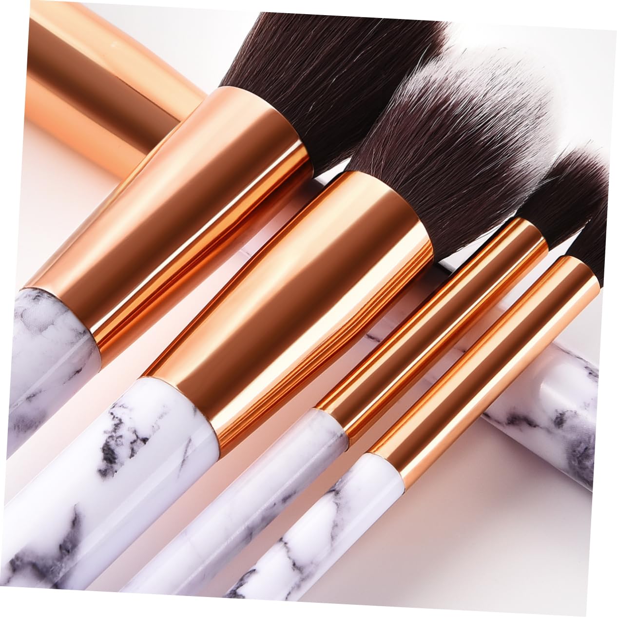 Housoutil 30stücke Teiliges Makeup Pinselset Mit Marmor- Nylonhaaren Für Gleichmäßige Anwendung Für Frauen Und Mädchen Für Tägliches Und Professionelles Make-up