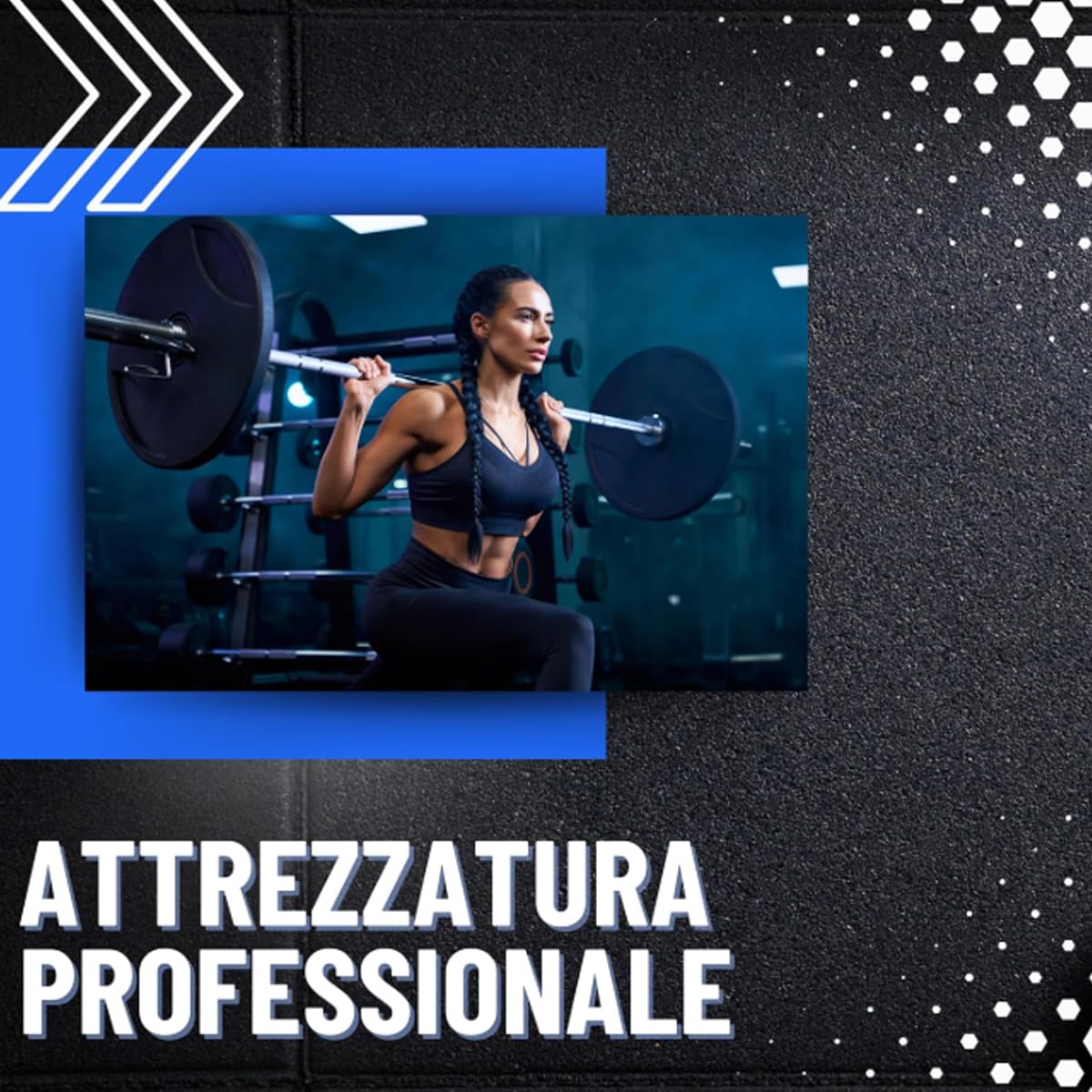 Dischi Palestra per Bilanciere Olimpico 50 mm, Dischi Palestra Bumper, Palestra e Home Gym, Dischi Pesi Palestra, Pesi Bilanciere (1 Disco)
