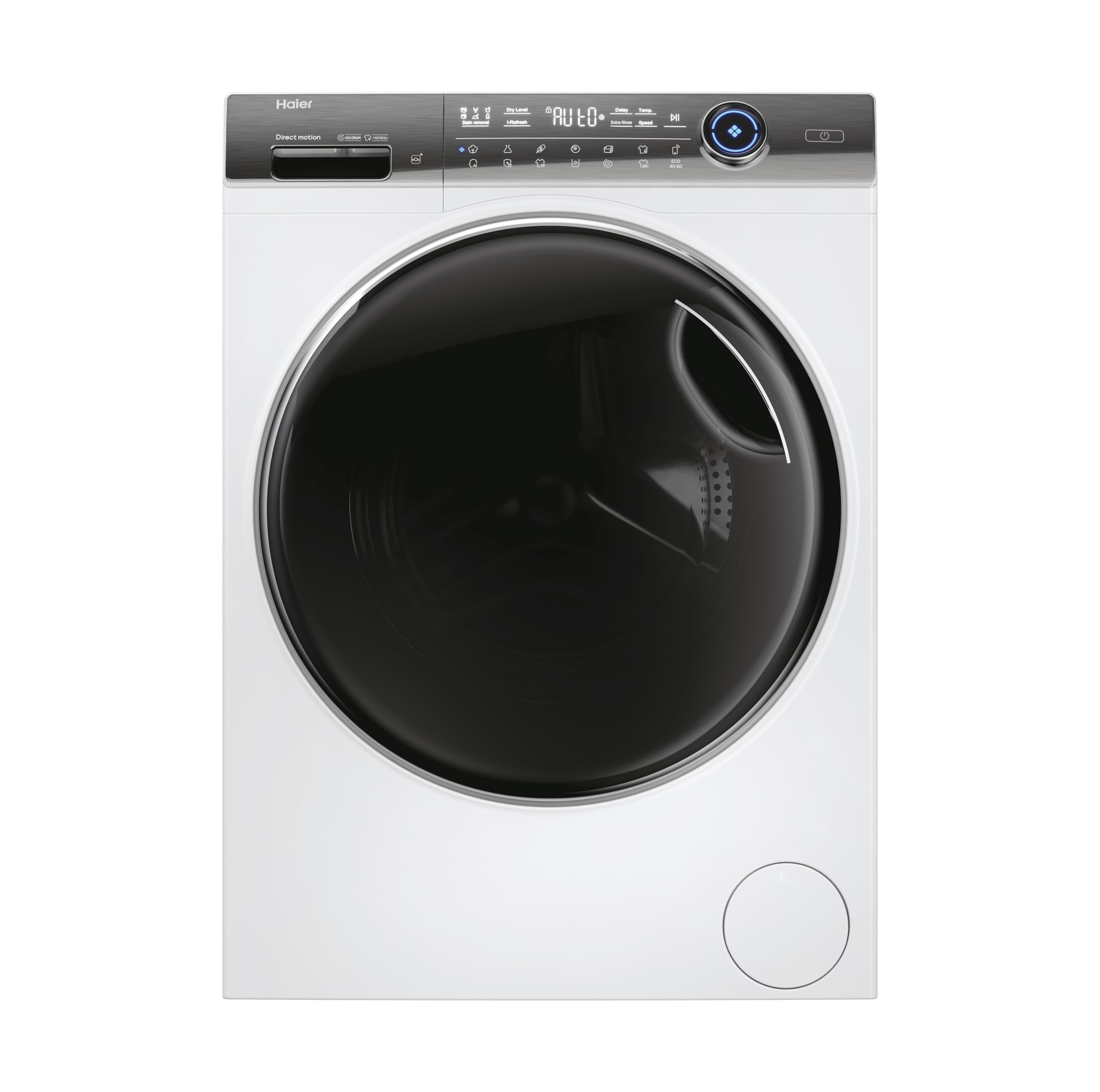 Haier I-Pro Serie 7 Plus Lavasciuga 10+6 Kg, 1400 RPM, Motore Direct Motion, Wi-Fi + Bluetooth, Vapore, Classe A/D, 85x59,5x61,7 cm AxLxP, HWD100-B14979U1