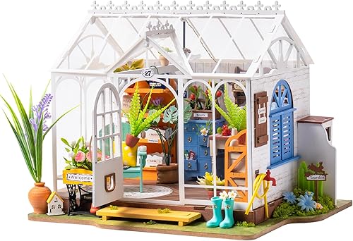 Miniatura 9 de Rowood Kit de casa de muñecas de madera, kit de casa en miniatura para construir para vivir, kit de modelo de artesanía Mayberry Street para adultos