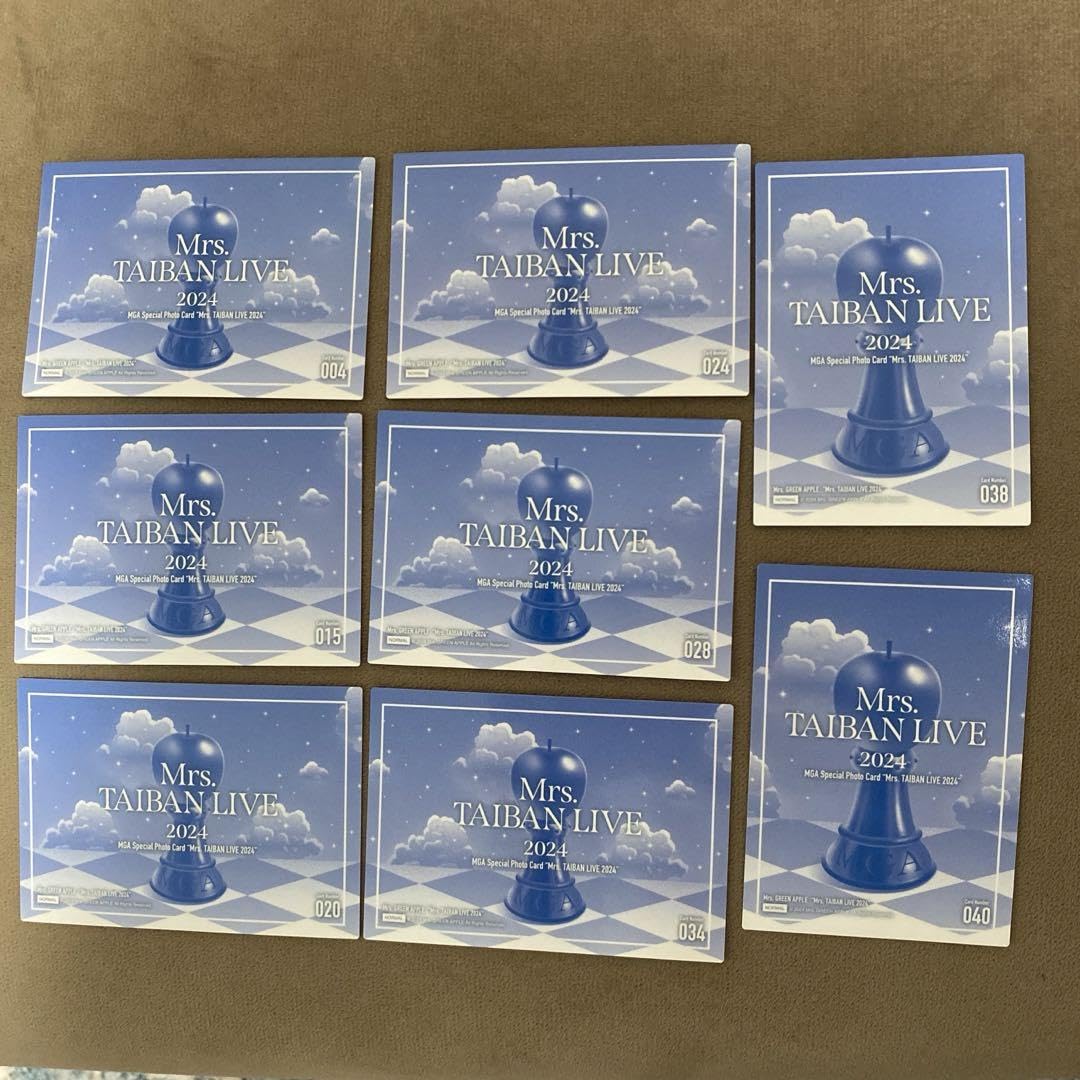 Amazon.co.jp: ミセスグリーンアップル フォトカード 混合8枚セット