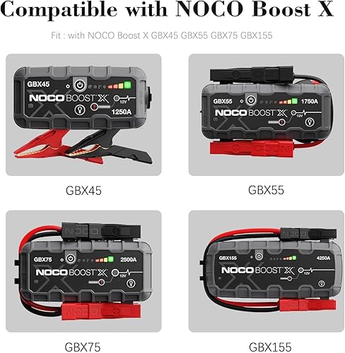 Miniatura 5 de Cargador de 5 V compatible con NOCO Boost X GBX45 GBX55 GBX75 GBX155 Sport Battery Jump Starter Cable de alimentación de arranque, adaptador ACDC
