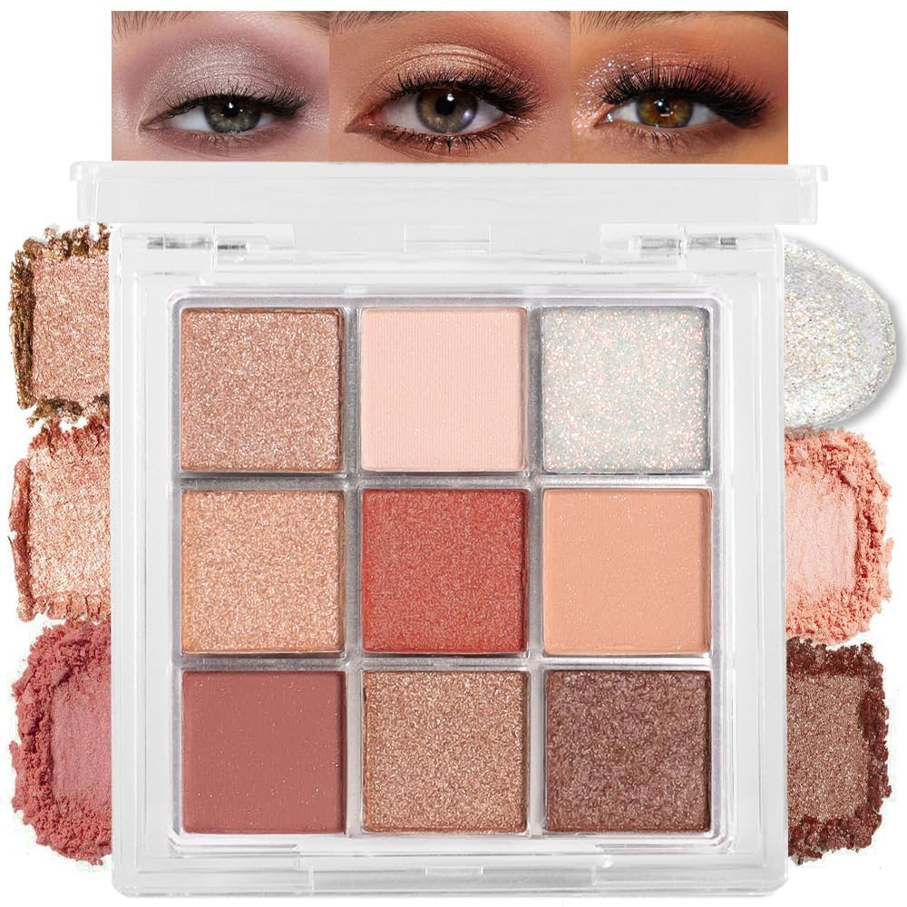 N Amazon.com : Hxssll 9 Color Eyeshadow Palette Makeup