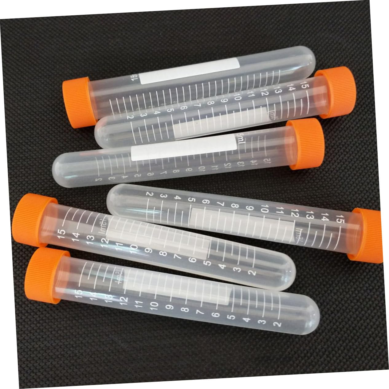 Homoyoyo 100pièces Tubes à Centrifuger De Laboratoire Avec Bouchons à Vis Pour Analyse Sanguine Et Biochimie