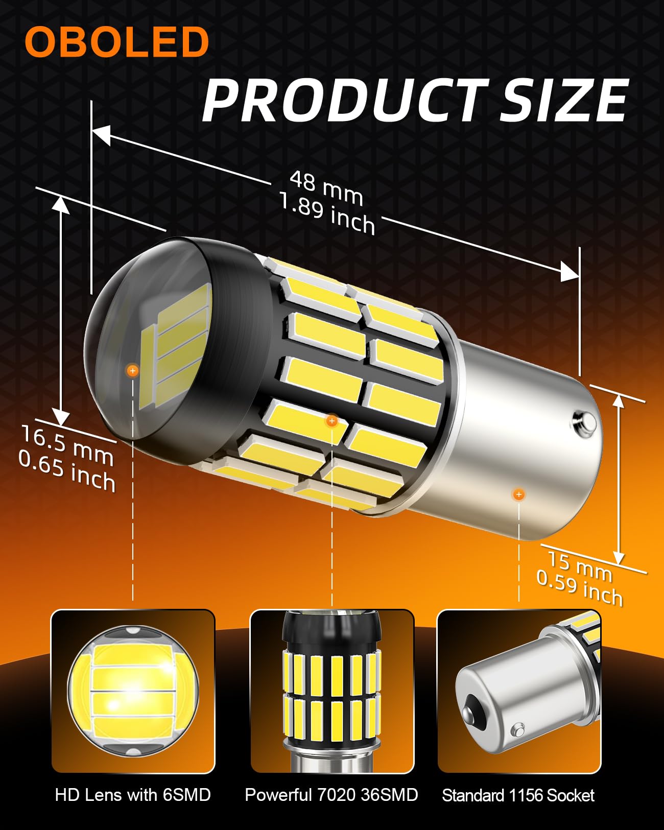 P21W 1156 żarówki LED 36SMD Super jasne BA15S 382 7506 1141 12V 24V do samochodowych świateł LED, świateł cofania, świateł kierunkowskazów, świateł DRL, świateł dziennych, świateł pozycyjnych