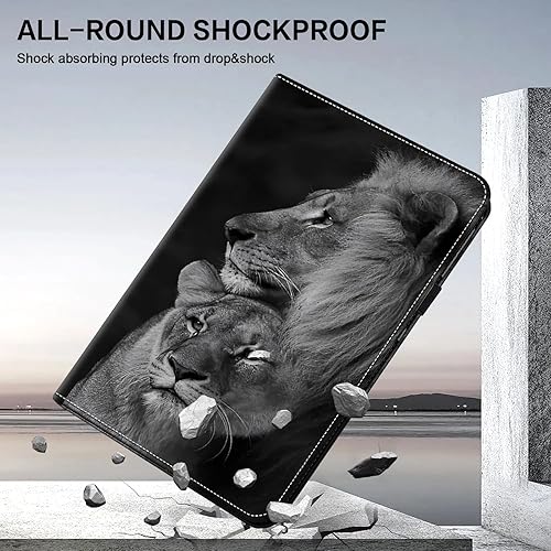 Miniatura 5 de ALILANG Funda para Samsung Galaxy Tab S9 FE de 10.9 pulgadasGalaxy Tab S9 de 11 pulgadas 2023 con lápiz capacitivo, cubierta plegable a prueba de