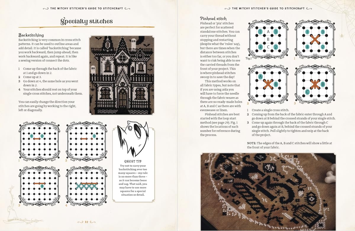 Witchy Stitching: 25 Patterns to Haunt Your Home