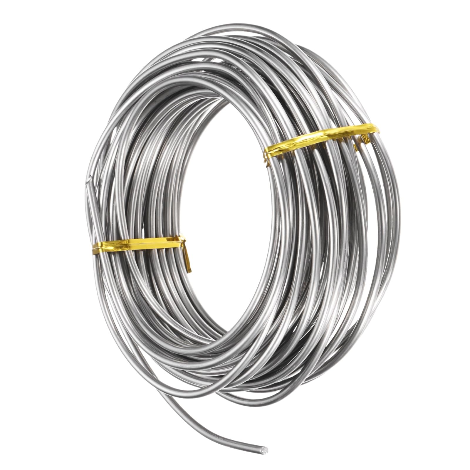 M METERXITY 9 Gauge Stainless Steel Craft Wire, 3.0mm 10m Bendable Floral Snare Wire for Jewelry Making/Sculpting/Armature Crafting/Floral Bonsai/DIY Crafts