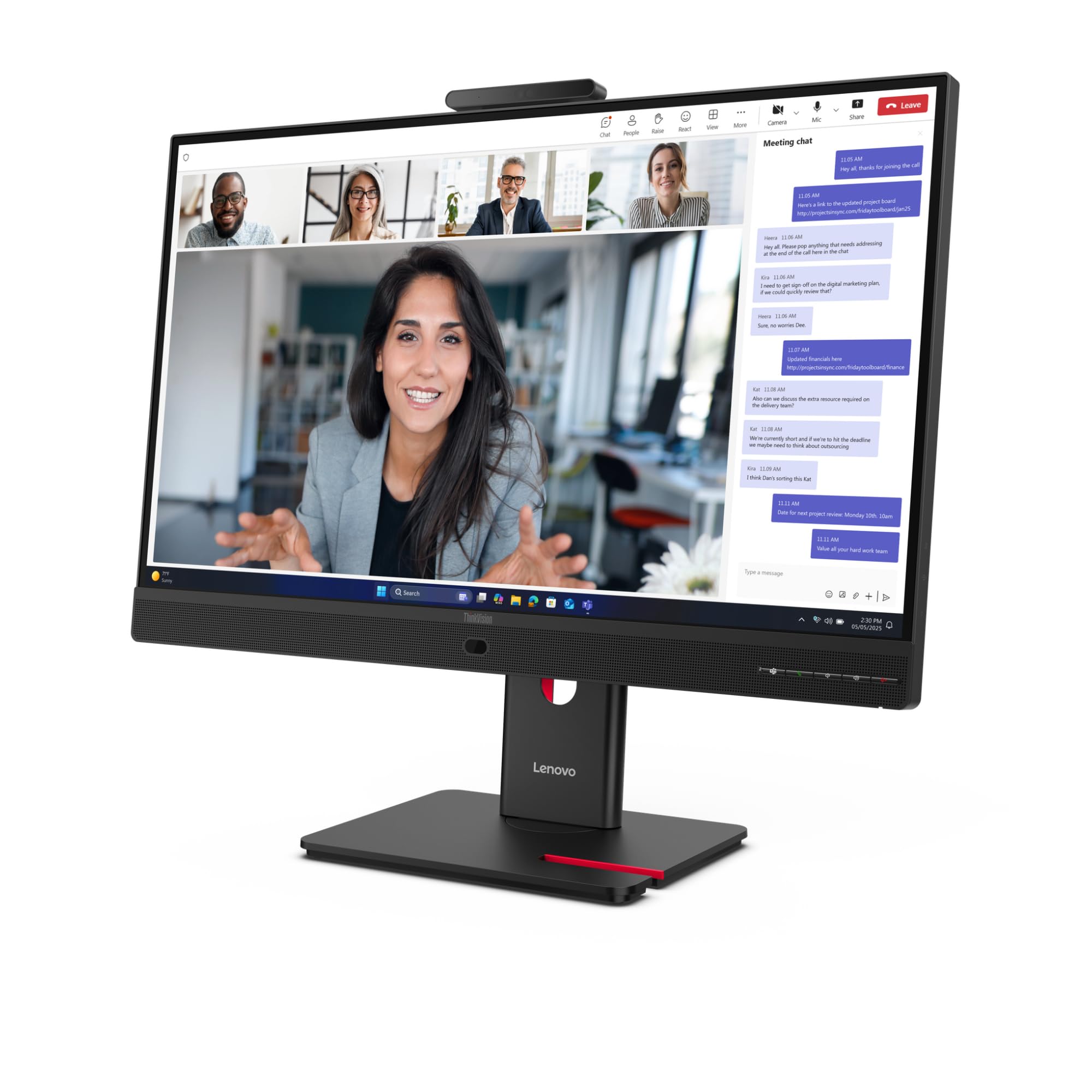 Lenovo ThinkVision T24-4v - LED-Monitor - 1920 x 1080 Full HD (1080p)