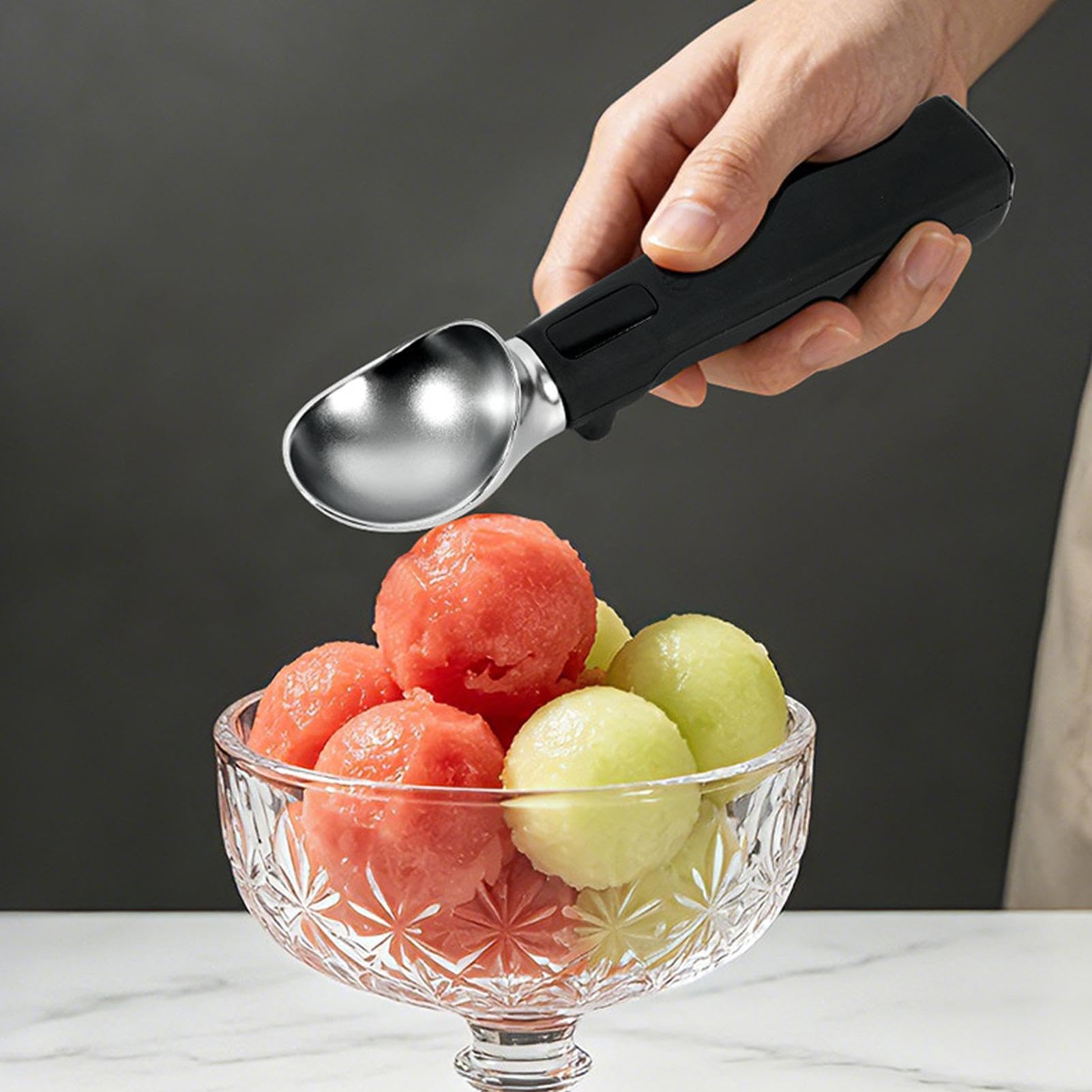 Cuillère à glace électrique pelle rechargeable avec 3 réglages ajustables