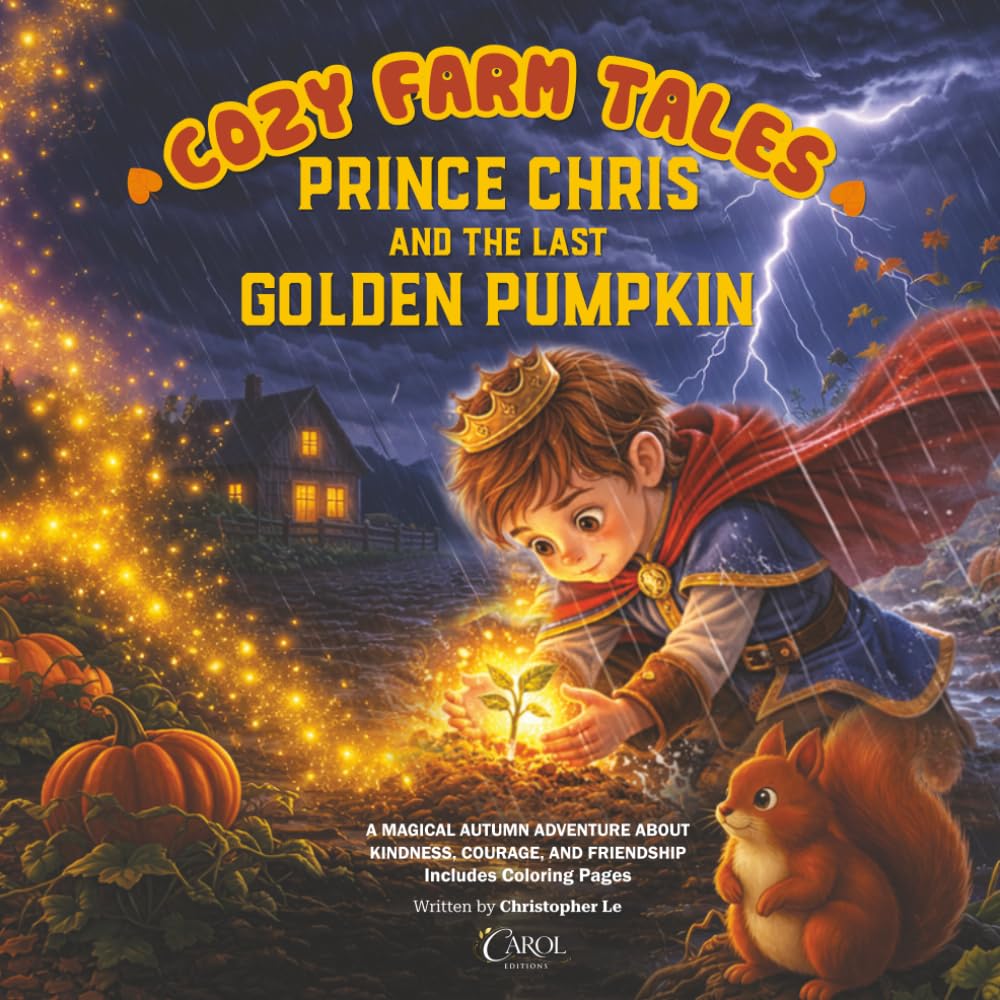 Cozy Farm Tales: Prince Chris and the Last Golden Pumpkin: A Magical Autumn Story About Kindness, Courage, and Friendship