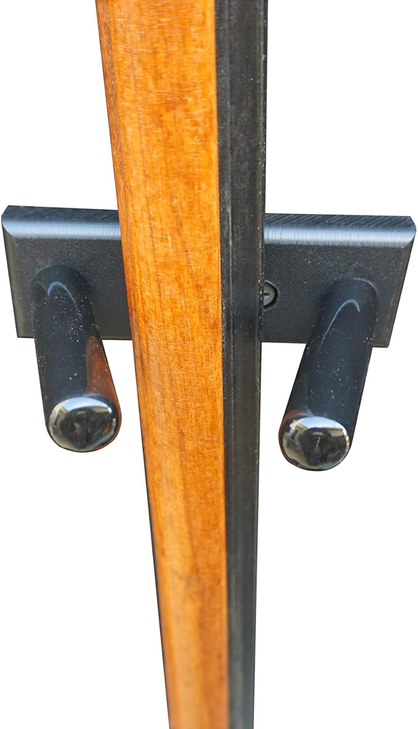 Vertical Wall Mount for Rifle (Made in The USA) (Black)