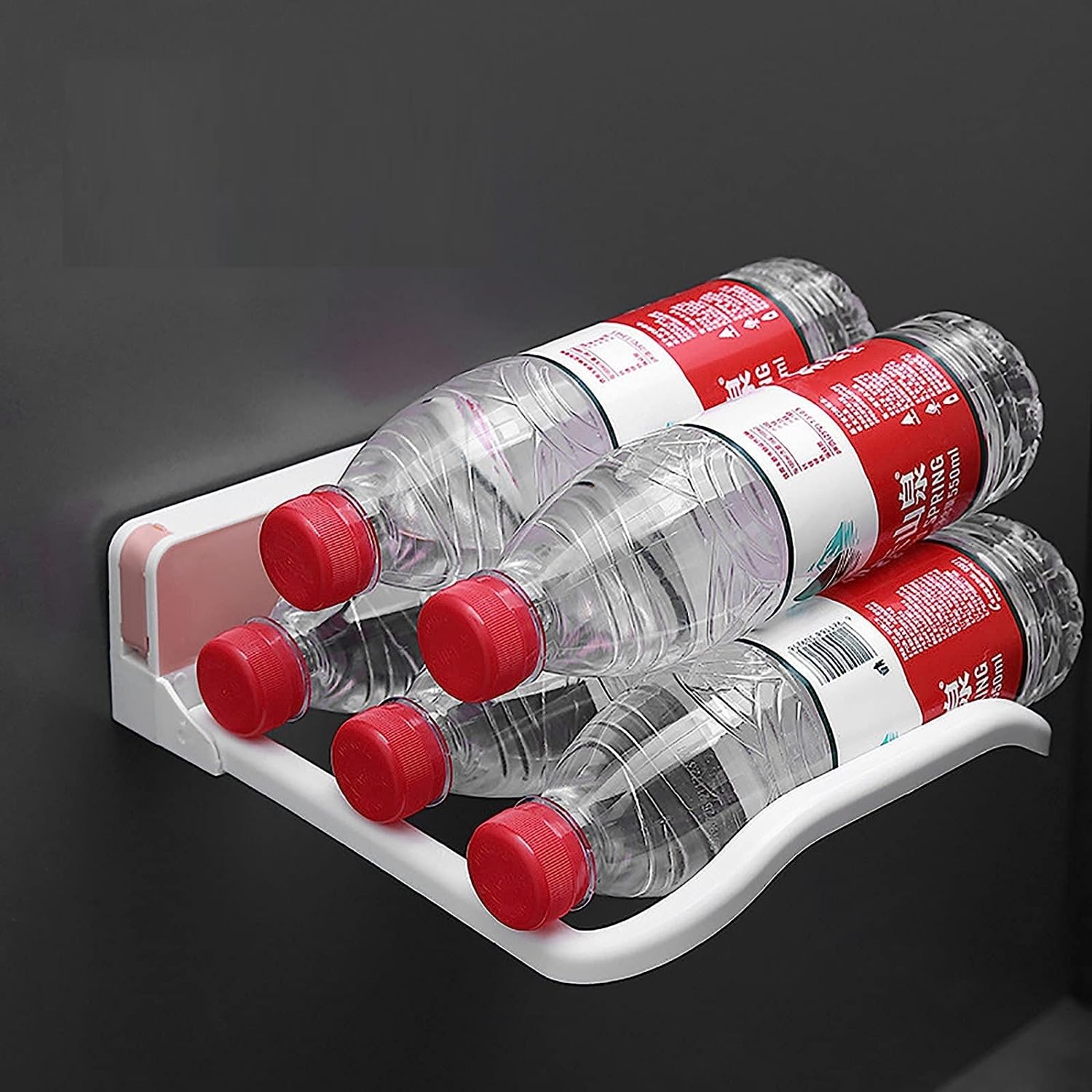 RAJA DHIRAJ Bathroom Shelves Bathroom Storage Shelf Wall Mounted Bathroom Shelf Foldable Bathroom Washbasin Hanger-Multicolour (Pack of 2)