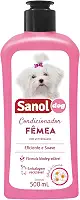 Sanol Dog, Condicionador para cães, Fêmea, Aroma Extrato de Camomila, 500ml, Rosa