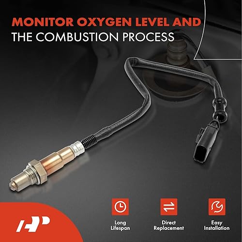 Miniatura 2 de A-Premium Sensor de oxígeno O2 compatible con Volkswagen Jetta 2005-2009, Golf 2010-2011, Rabbit 2006-2009 y Audi S5 2008-2010, S6 2007-2011, S8