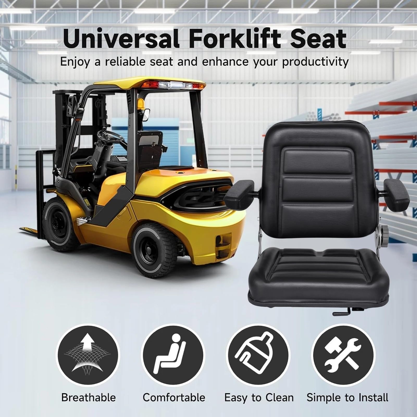 Funda de asiento tractor Asiento De Carretilla Elevadora Excavadora