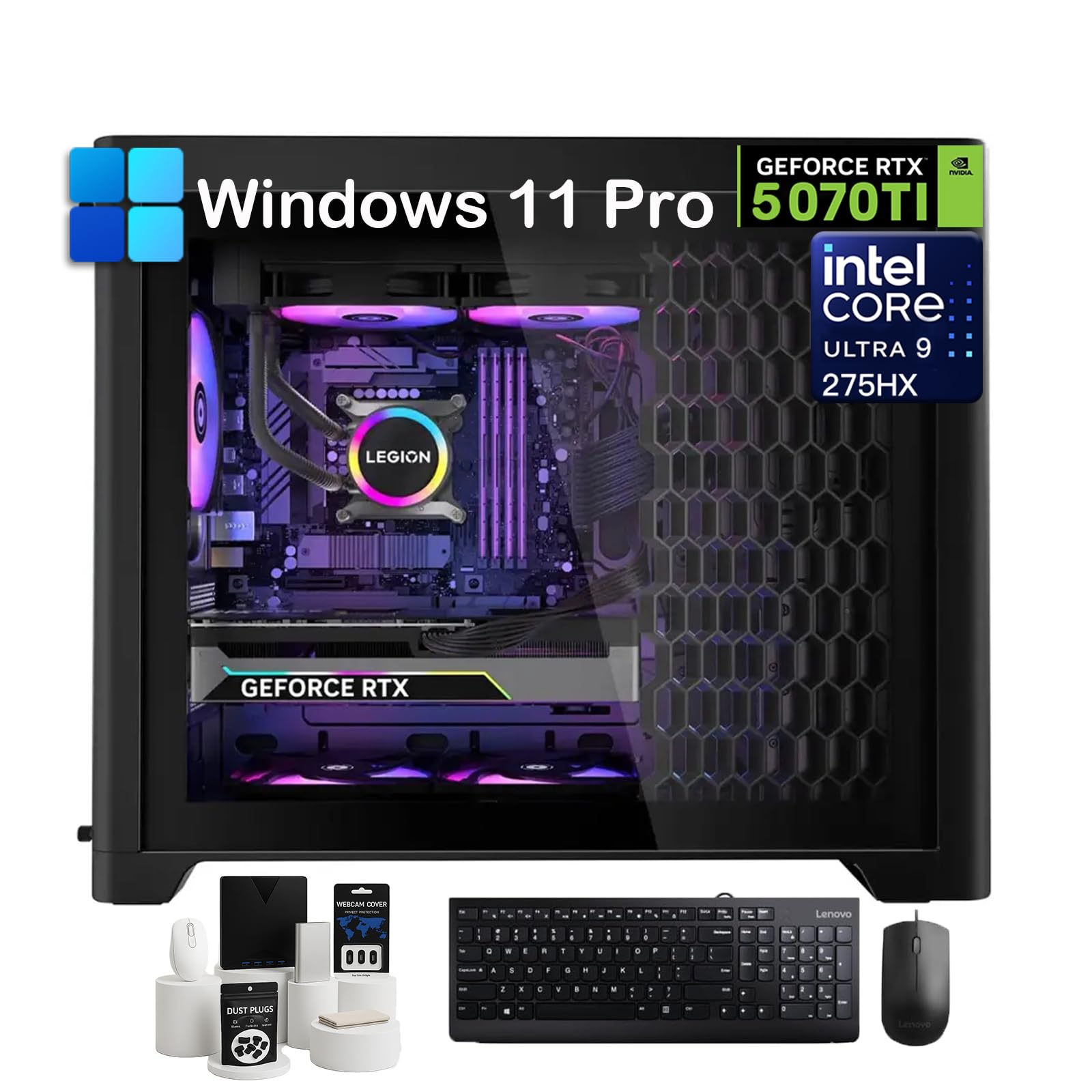 Lenovo Legion Tower 5i Gen 10 Gaming Desktop PC, Intel 24 Core