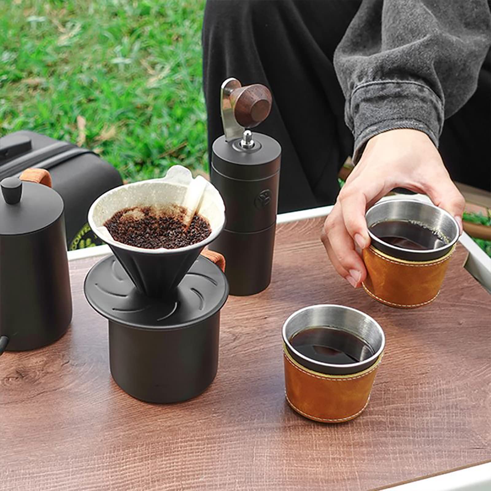 Amazon.com: REALN Pour Over Coffee Set, DIY Manual Coffee Maker