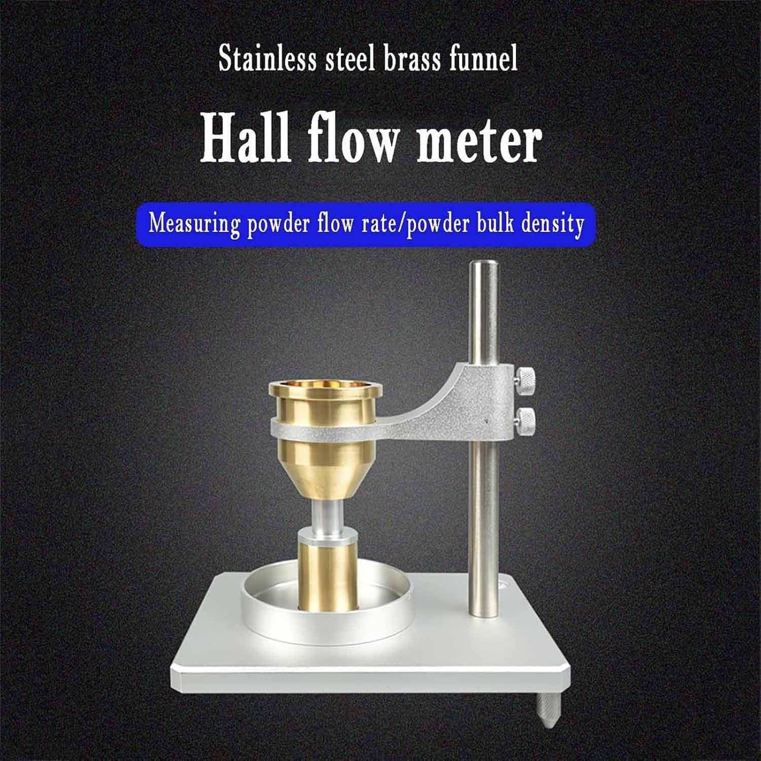 Pulverflussfähigkeitsprüfer Hall-Durchflussmesser Schüttdichtemesser Pulver-Schüttdichtemesser für Metall PVC/PE Pulver-Fließfähigkeitsprüfer,StainlessSteel