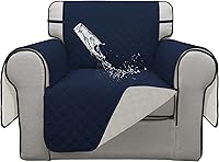 Vista 15 de ISSUNTEX Fundas de Sofá de Doble Protección 100% Impermeables para Sala de Estar, Fundas de Sofá para Sofá de 3 Cojines, Protector de Muebles