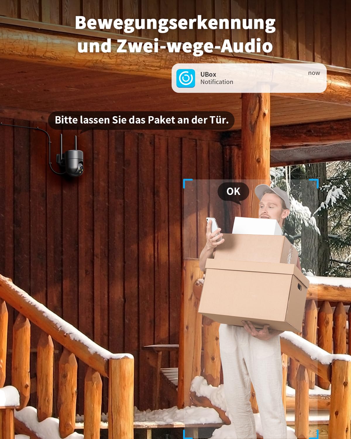 4G LTE Überwachungskamera Aussen mit SIM Karte, Outdoor Kamera Überwachung Ohne WLAN mit AI Personenerkennung, 2K Farb-Nachtsicht, 2-Wege-Audio, IP66