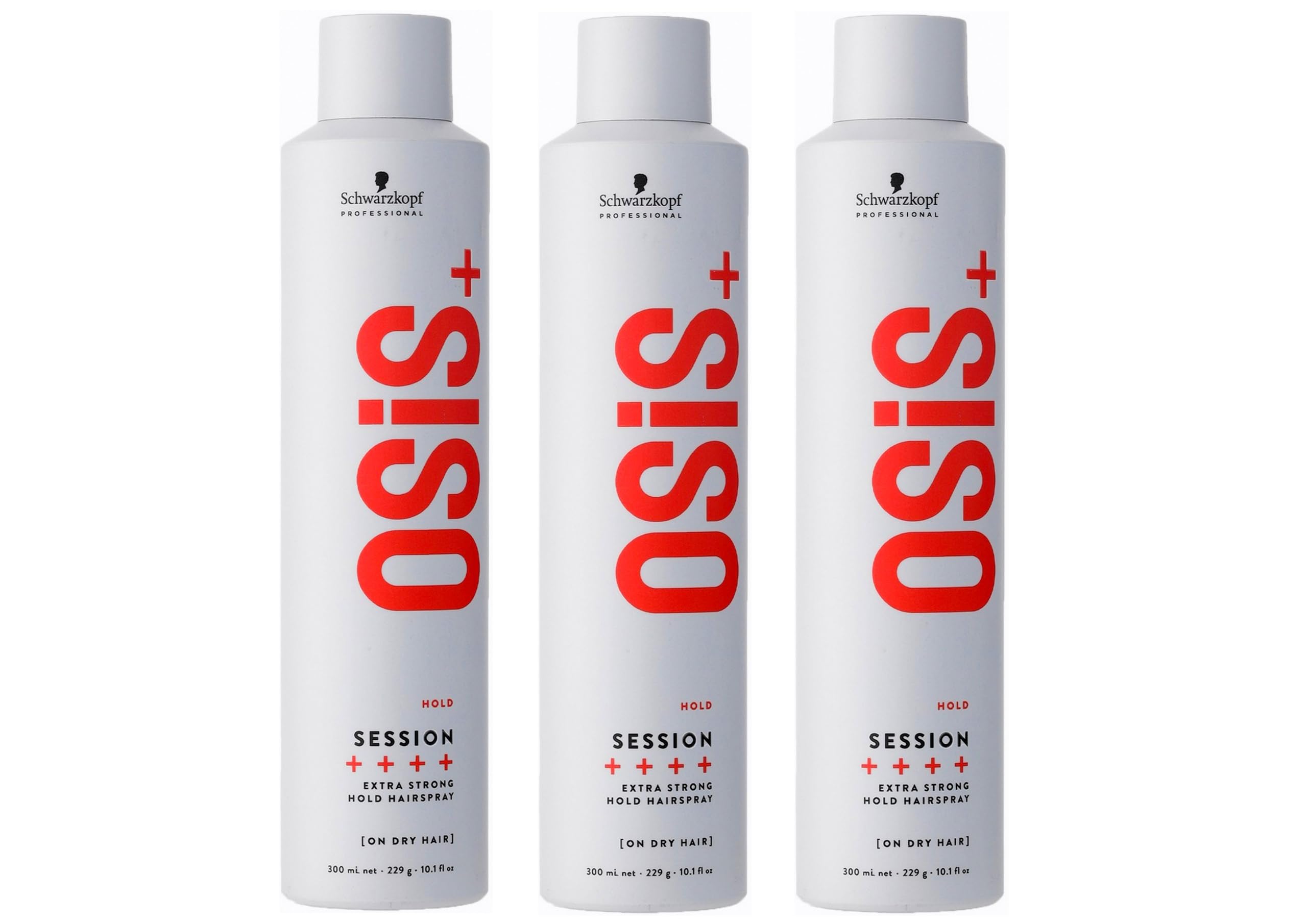 3´er Pack - Osis+ Session Extreme Hold Hairspray 300 ml Nr.3 Strong control