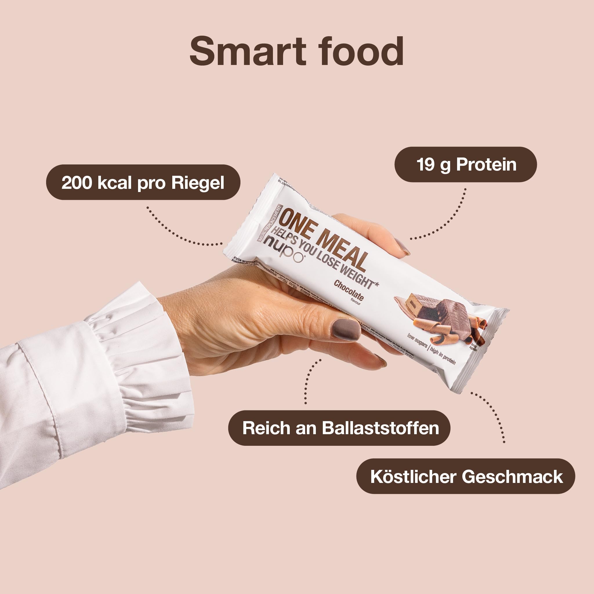 Nupo - One Meal Bar Chocolate 15 x 60 g