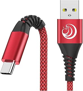 Type C Charging Cable Aioneus 3A Fast USB C Charger Cord【2Pack 6FT】 Phone Charger for Samsung Galaxy S21 S20 FE S10 S8 A20 A10e A50 A70, LG Velvet K51 Stylo 6 ThinQ, Moto G8 Power