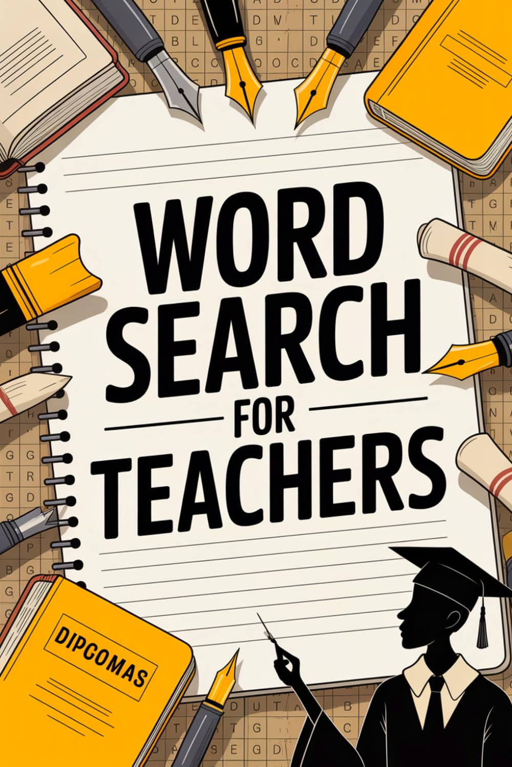 Teacher Word Search Book: Lexicon-Boosting Lexicon Puzzle Workbook for Adult Puzzle Fans