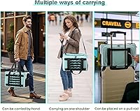 Vista 9 de Pecute Cat Carrier Expandable, Airline Approved Cat Soft-Sided Carriers, Breathable Pet Carriers up to 5kg/12lbs, Collapsible Cat Bag Carrier Great