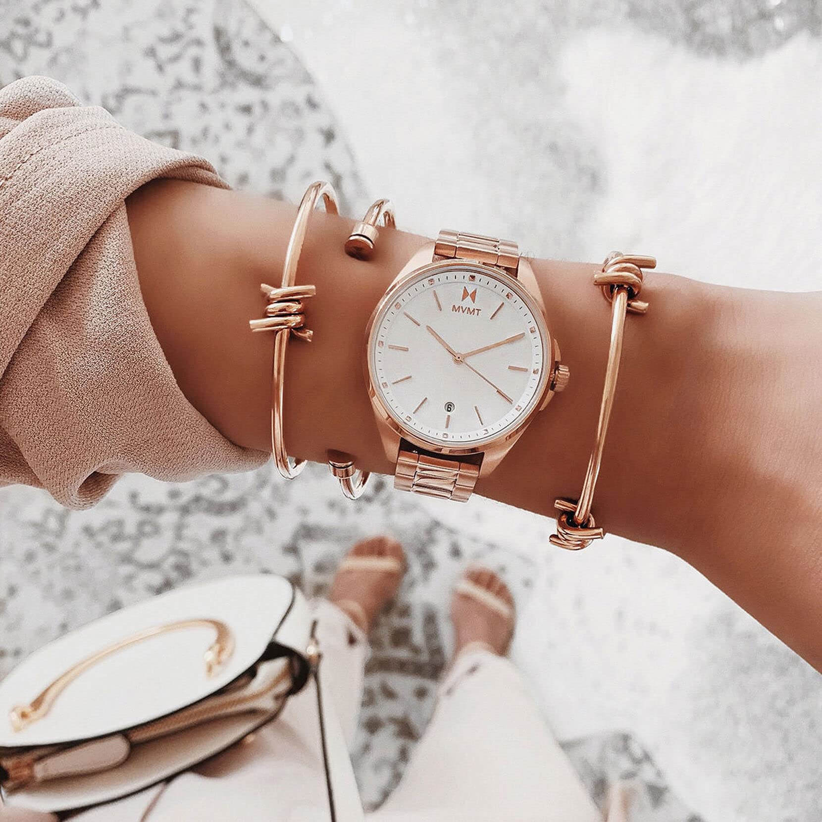 Barbed Wire Mvmt Women's Bracelets Mvmt Womens Double Barbed