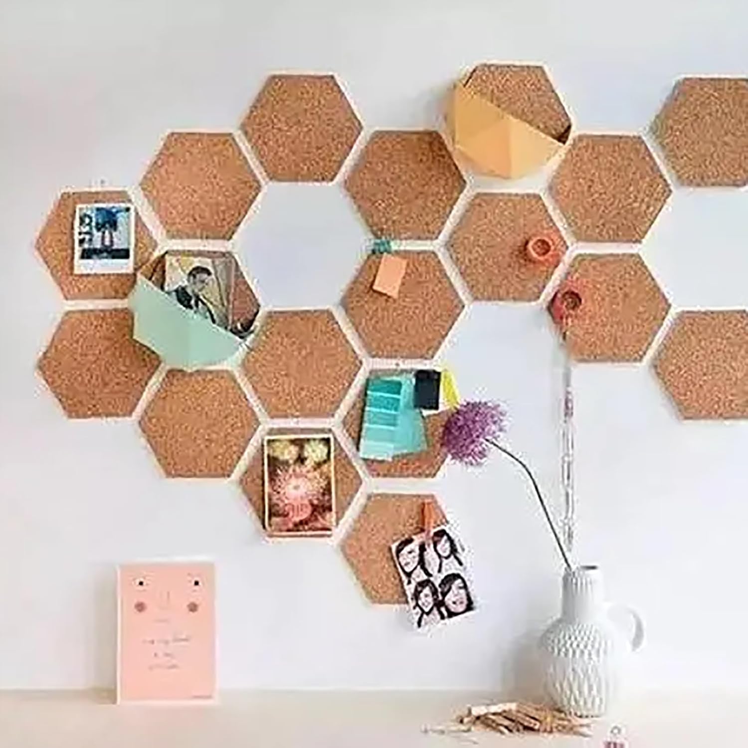 Cork Roll, Cork Board Rolls, High Density Cork Sheet Roll, Drawer Liner, Easy To Cut, 1/3" 1/4" Thick, For Diy Supplies Board Corner Wall Line, Brown(Color:Thick 6mm,Size:0.6mx4m(2ftx13.1ft))