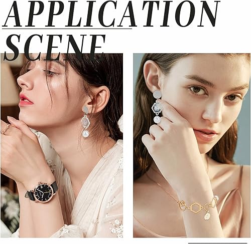 Miniatura 3 de PandaHall - 168 dijes de conector de bisel abierto Hexago, 7 colores de marco hueco, colgante de eslabones geométricos para bricolaje, resina UV,