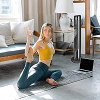 Vista 8 de Ventilador de torre con control remoto, humidificador de habitación evaporador refrescante oscilante silencioso sin paletas, tanque de agua